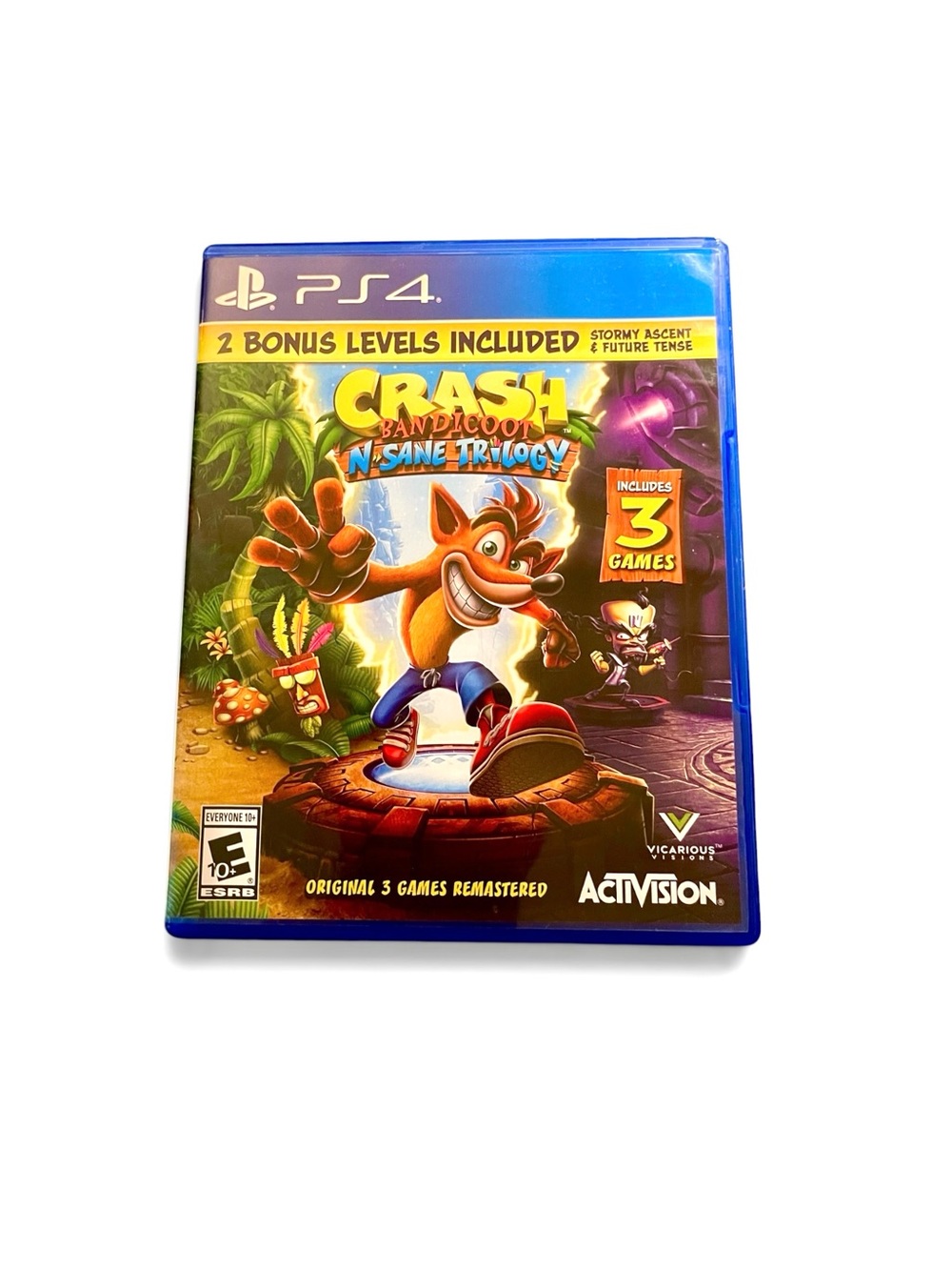 Crash Bandicoot N. Sane Trilogy for PS4 - Blue Case